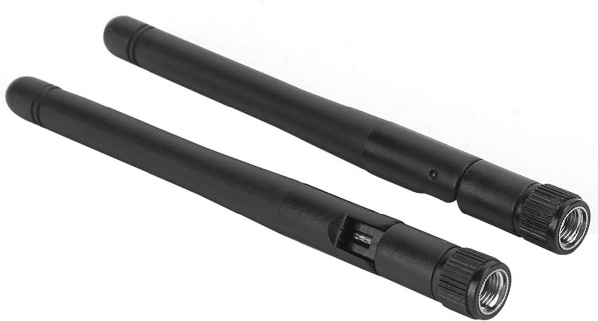 Set van 2 Dual-Band Wifi Antennes 5G 2.4G Hoge Gain 5dBi Lengte 11cm