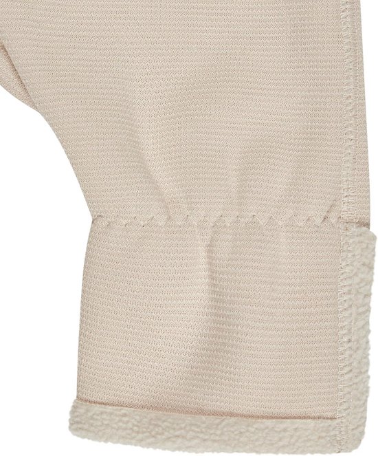 Unisex Baby Kruippak Beige Katoen Teddy Fleece Voering voor Optimale Warmte van Merkloos — afbeelding 3