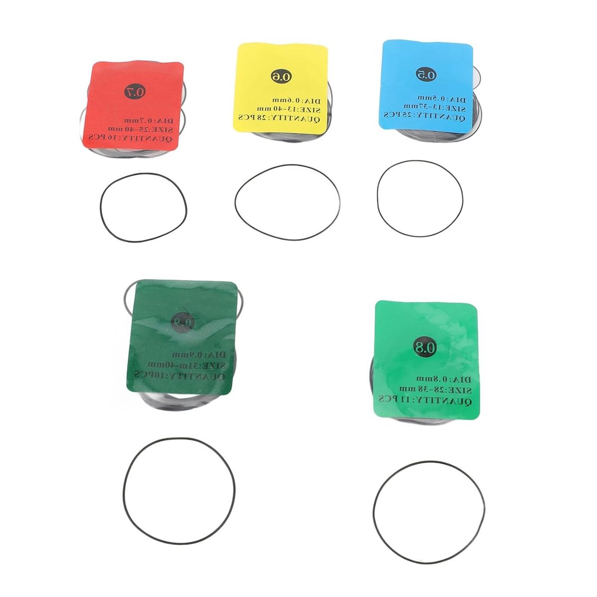 90-delige Horloge Achterkant Accessoires Set - Waterdichte O-ringen Rubberen Pakkingen