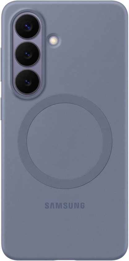 Samsung Galaxy S26 Plus Siliconen Back Cover met Magneet Paars