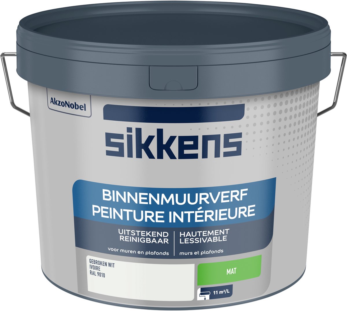 Sikkens - Binnenmuurverf Mat - Gebroken wit - 5 L
