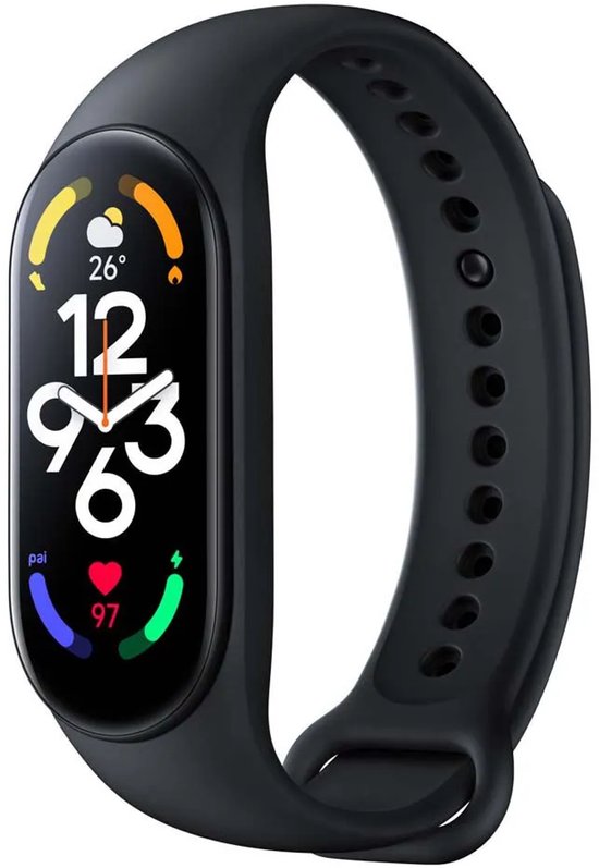 Xiaomi Mi Band 7 - activity tracker - horloge met stappenteller - Europese variant - Zwart