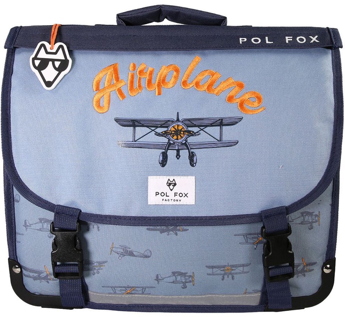 Schooltas voor kinderen Pol Fox Airplane
