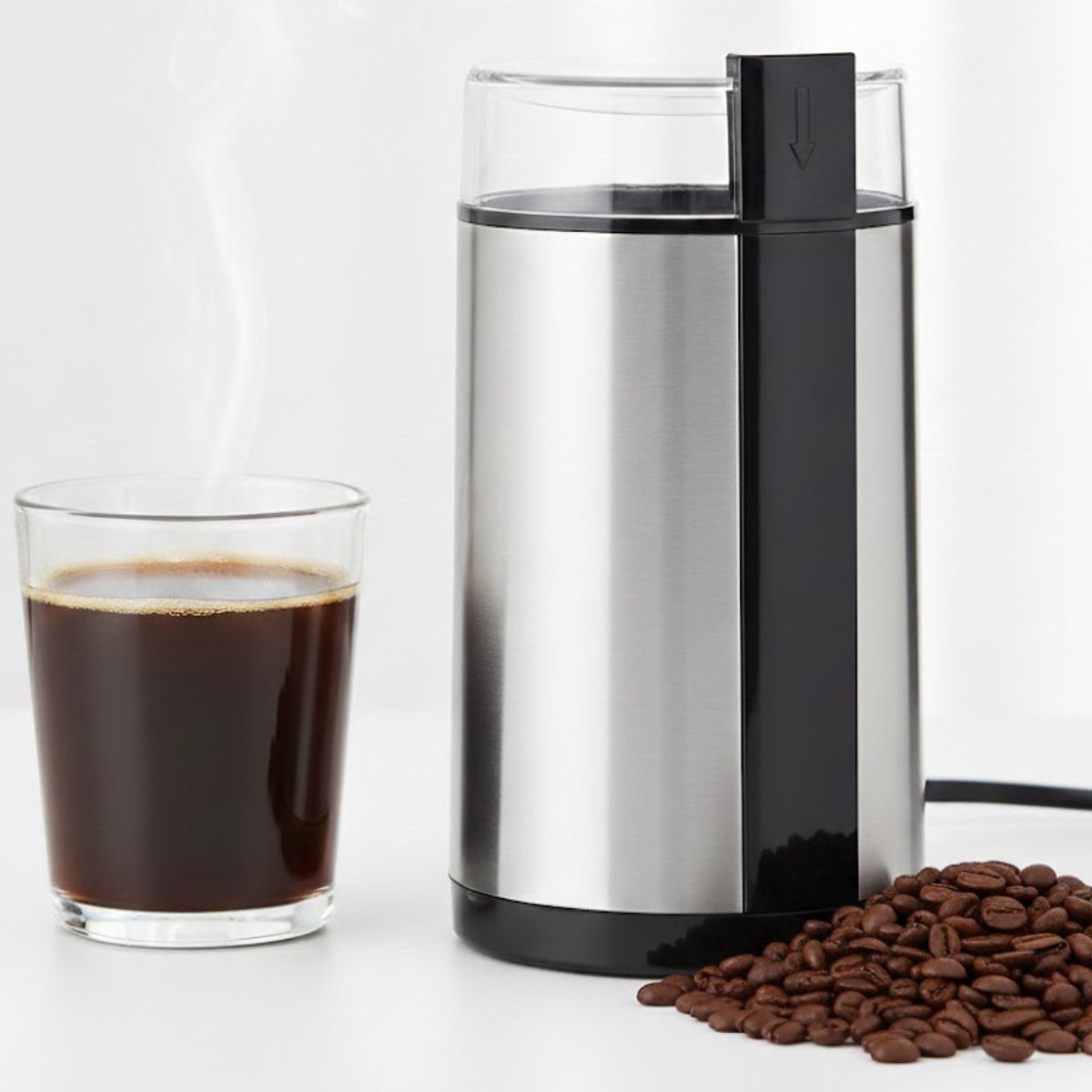 NBAP® Coffee Grinder - Koffie Molen - Coffee Machine-Zilver met zwart