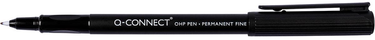 Q-CONNECT OHP marker, permanent, fijn, zwart