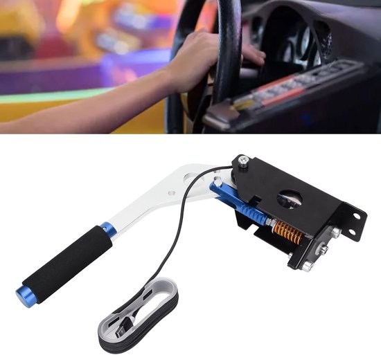 USB Handrem - Gaming Randapparatuur - Race Simulatie - Verstelbare Hoogte - 1470 Gram - Blauw — afbeelding 2