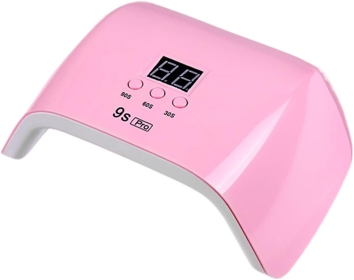 Nageldroger - UV Lamp - Nagels Uitharden - 48W Sneldrogend - 24 LEDs - Roze