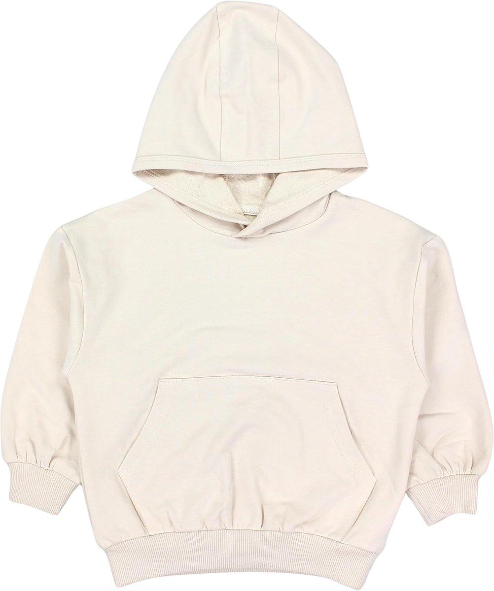 Kinder Hoodie - Jongens Meisjes Trui - Dagelijks Dragen - 100% Biologisch Katoen - Maat 92-116 - Uni Kleuren