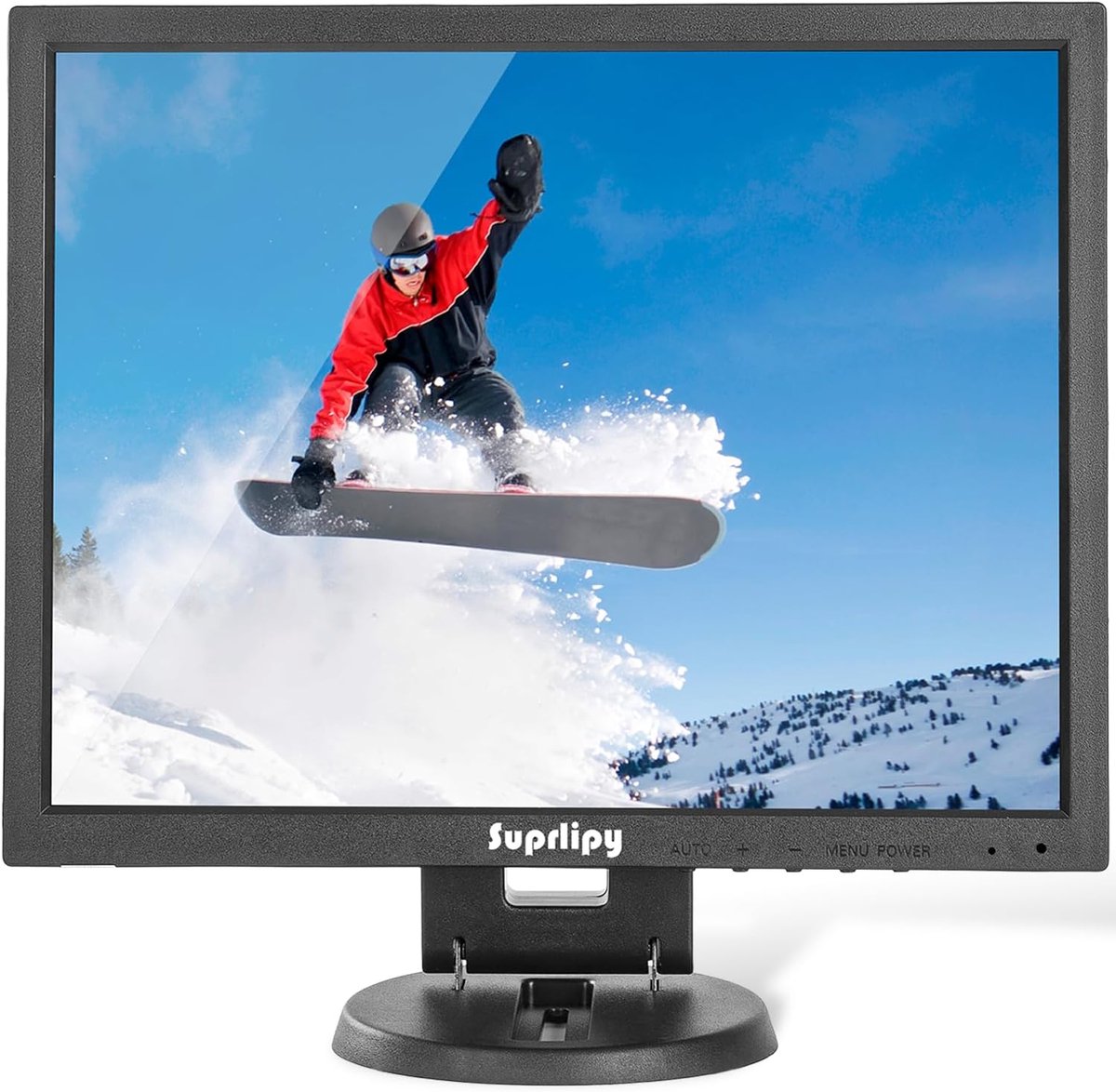 14 Inch Monitor - Beeldscherm TFT LCD - CCTV Bewaking - Meerdere Ingangen - 1024 x 768 Resolutie