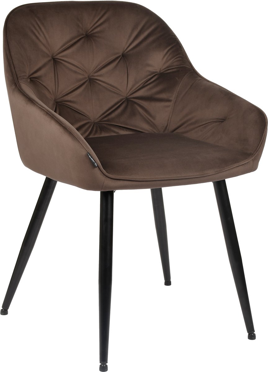 ExitoDesign LOREN Serie - Eetkamerstoel - Velvet - Ergonomisch - Bruin