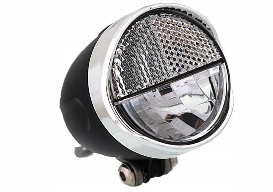 2K - Fietsverlichting - 1W LED - Zwart - Monteerbaar op Vork — afbeelding 3