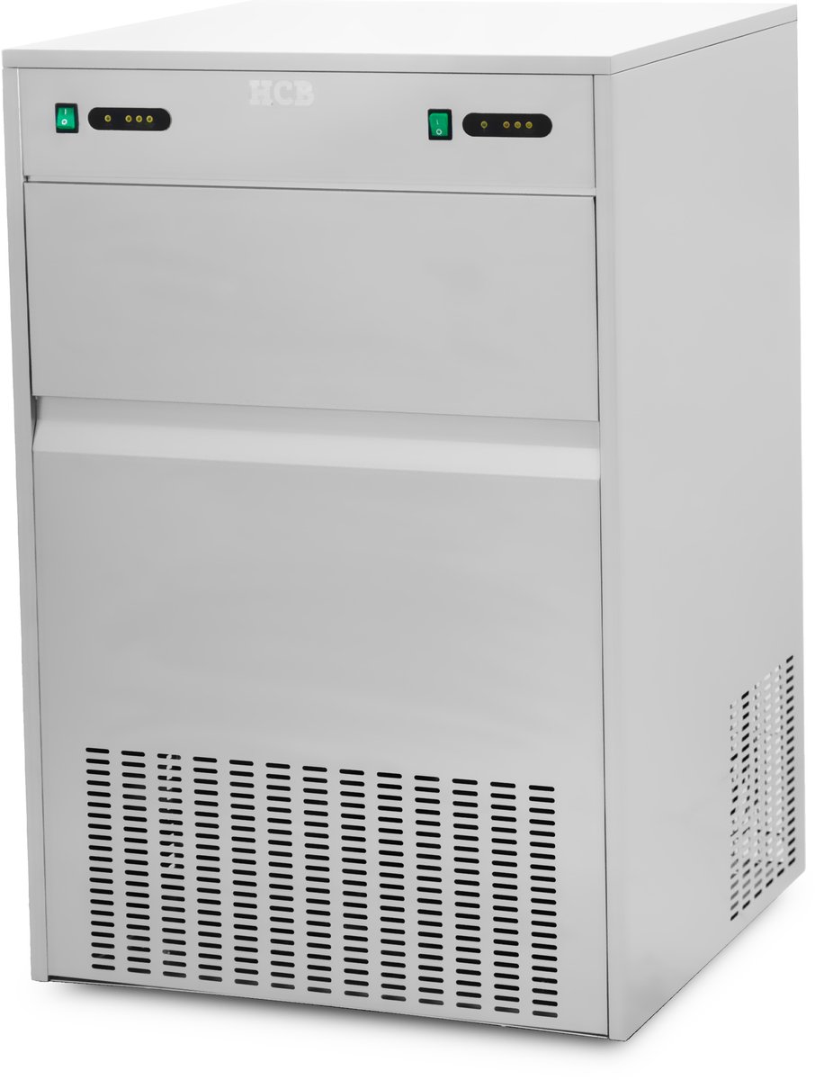 Bol.com HCB® - Professionele Horeca IJsblokjesmachine - 100 kg p/d - RVS / INOX - 230V - IJsblokjes machine - 61.2x68x104 cm (Dx... aanbieding