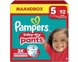 Pampers Baby-Dry Pants Luierbroekjes Maat 5 - 92 Luierbroekjes (11-17KG)
