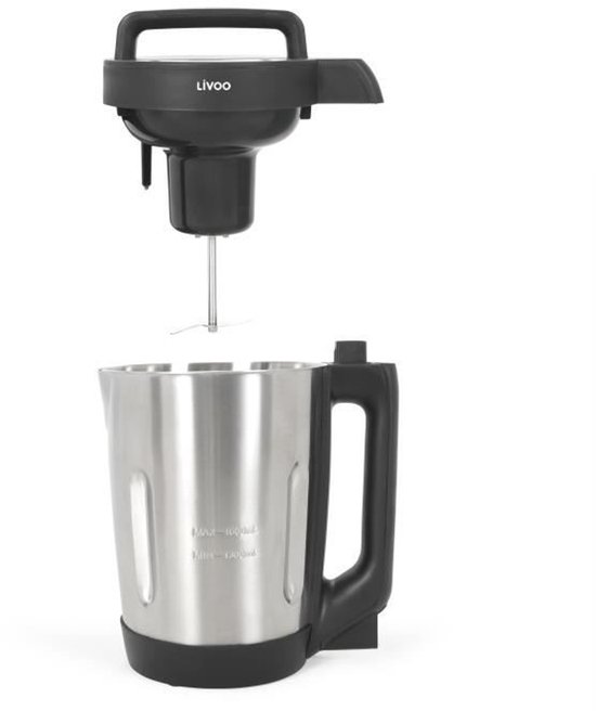 Soup Blender - LIVOO - DOP260N - Grijs en zwart van Merkloos — afbeelding 4