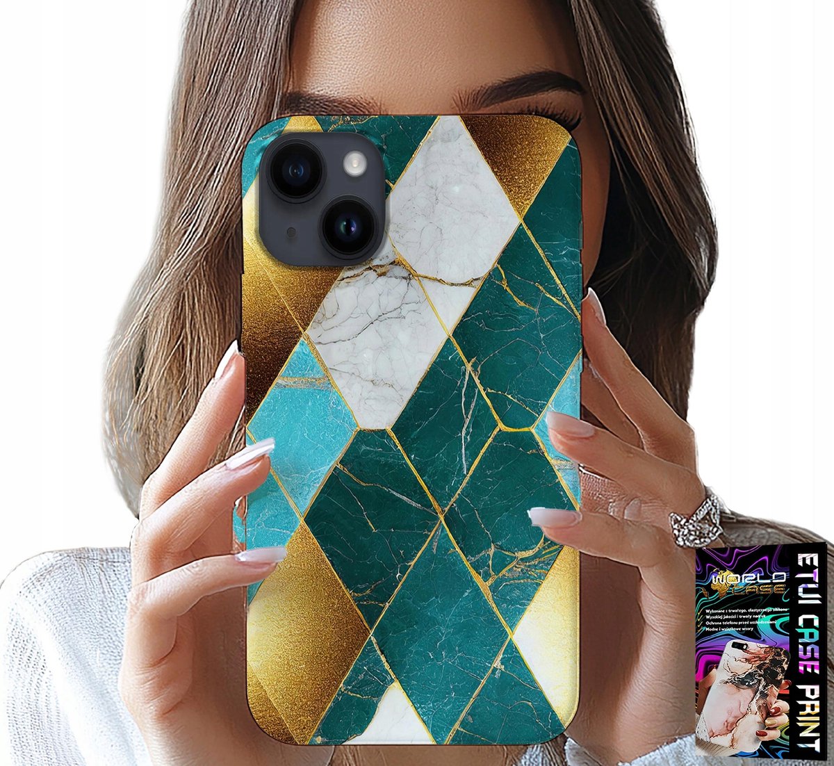 HOESJE VOOR IPHONE 14 PLUS - ELEGANT EN MODIEUS DESIGN HOESJE + FILM