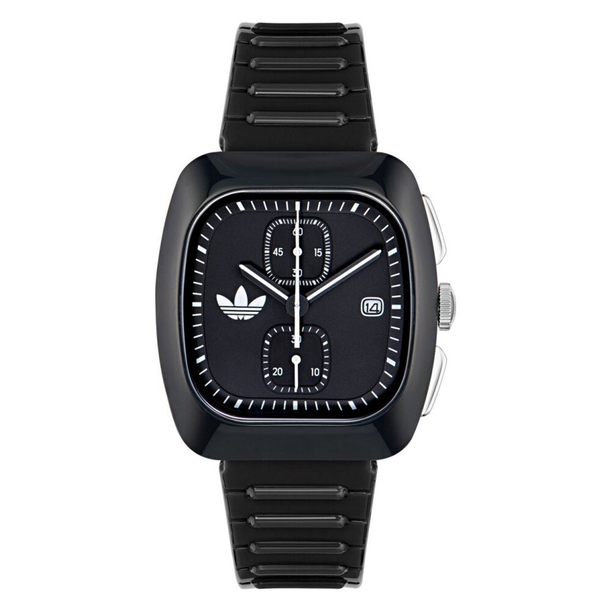 Adidas Originals Retro Wave Two Chrono AOSY24533 Horloge - Kunststof - Zwart - Ø 39 mm