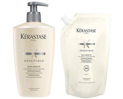 Kérastase - Densifique Bain Densité Shampoo 500 ml + Refill Shampoo 500 ml - Set