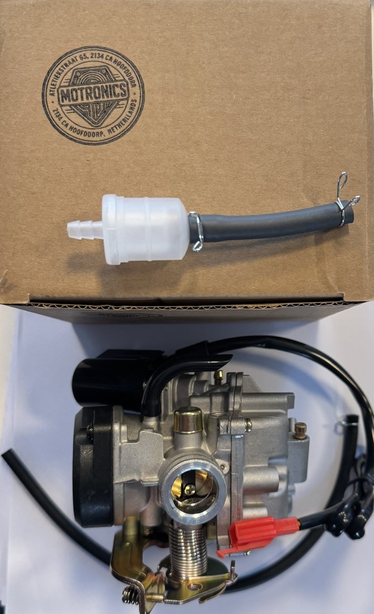 Universele carburateur 50cc 4-takt scooter - GY6 - Sym - Kymco - Piaggio - Vespa - Peugeot – foto 7