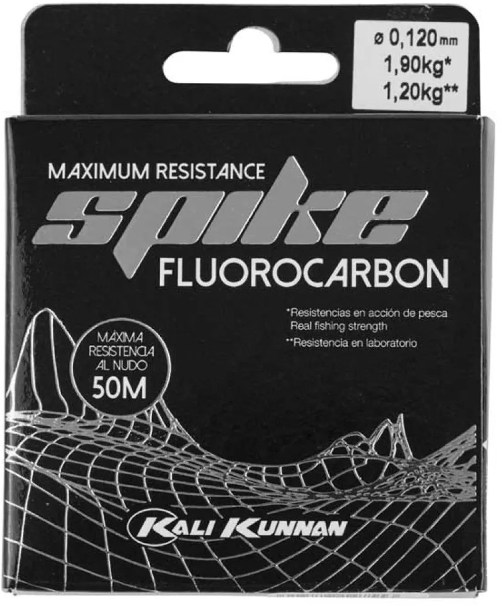 Kali Kunnan Spike Flurocarbon 50 M Transparant 0.190 mm