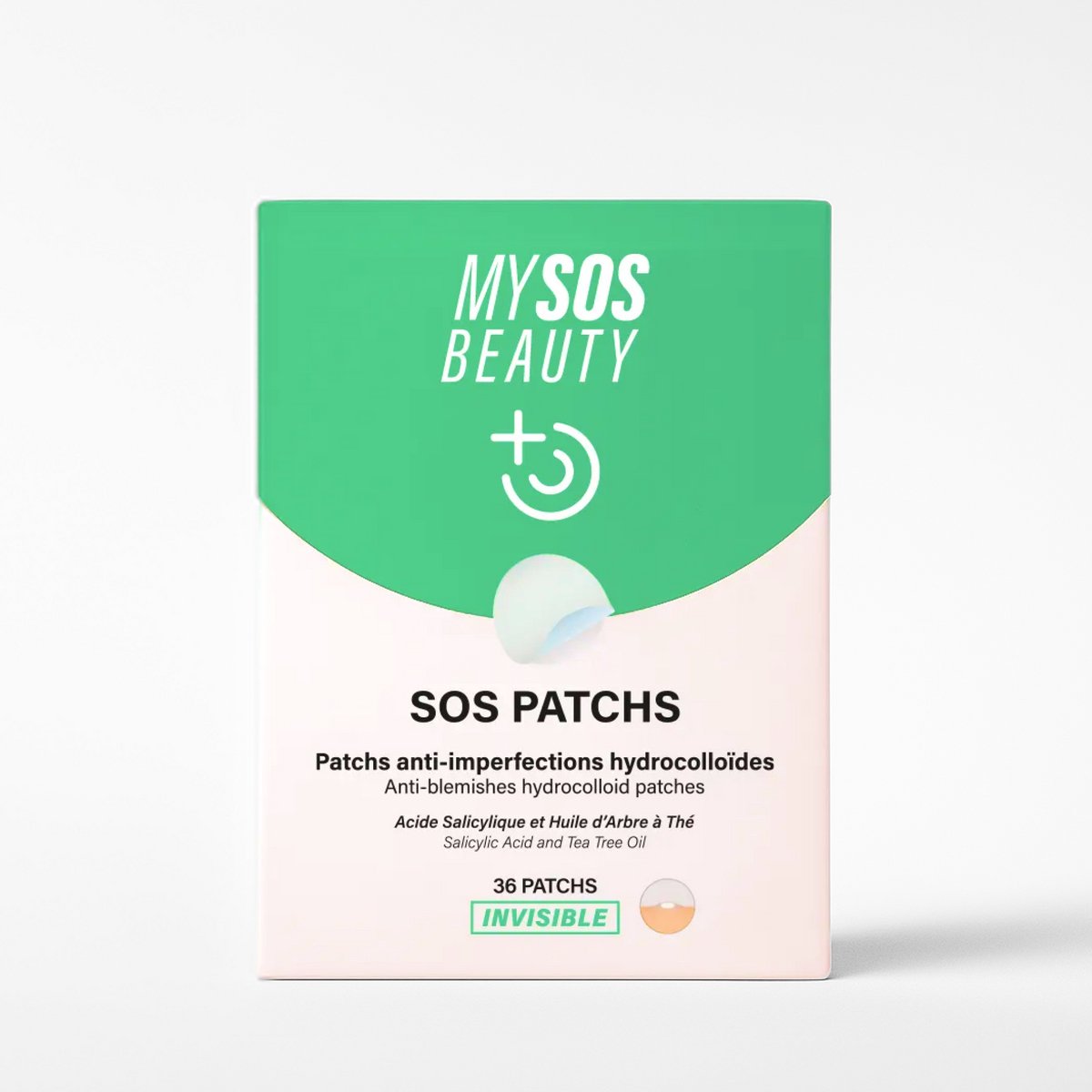 Puistjespatches My SOS Beauty - Verpakking van 36 patches - Hydrocolloïd patch - Absorbeert talg en helpt puistjes binnen 8 uur te verminderen - Resultaat vanaf de eerste nacht - Voor whiteheads - Dun en vrijwel onzichtbaar