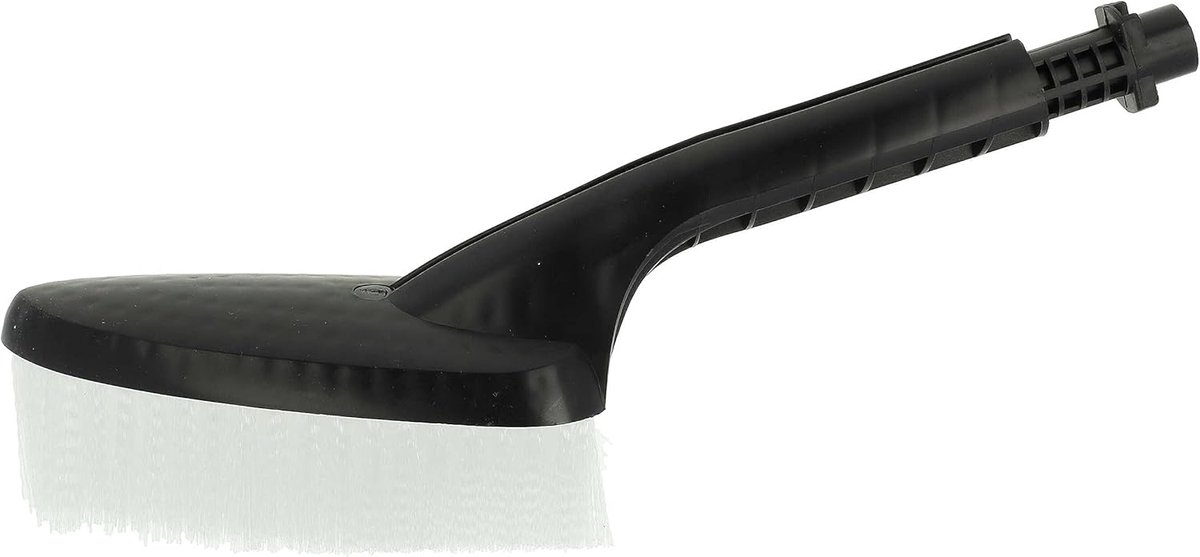 Hogedrukborstel - Reinigingsborstel - Auto's Reinigen - Zachte Haren - 34 x 10 cm - Zwart Wit