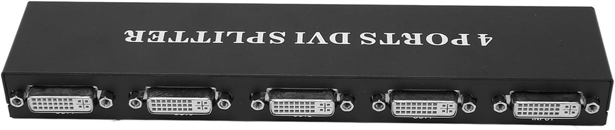DVI Splitter - Video Distributie - Meerdere Schermen - 1 In 4 Out - 1080P HD