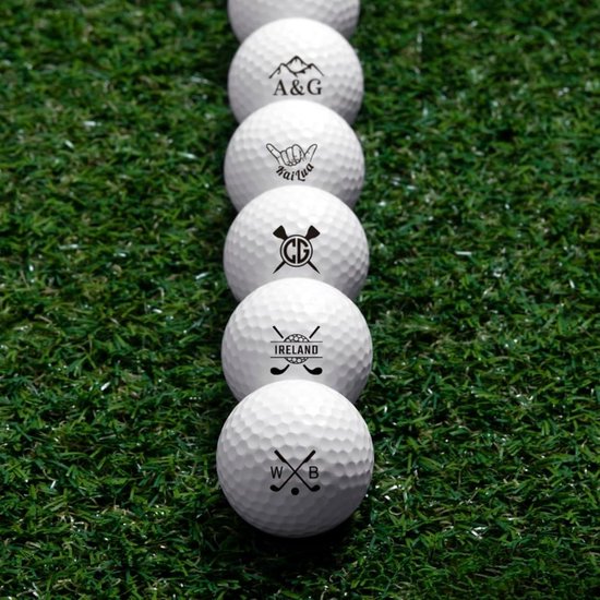 Golfbal Stempel - Persoonlijke Marker - Golfbal Markeren - Duurzame Legering - 10mm Diameter - Zwart van Merkloos — afbeelding 3