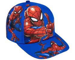 Marvel Spiderman Pet Blauw – Kinder Pet Jongens – Verstelbare Cap – Officieel Gelicenseerd