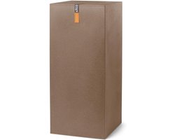 Pilaar Bloempot - Hoge Pot - Binnen Buiten - Isolerende Laag - 36x79cm - Warm Taupe