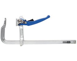 Snelspan Lijmtang - Schroefklem - Staalbouw Inklemmen - Eenhandsbediening Robuust - 1200mm Lengte - Zilverkleurig