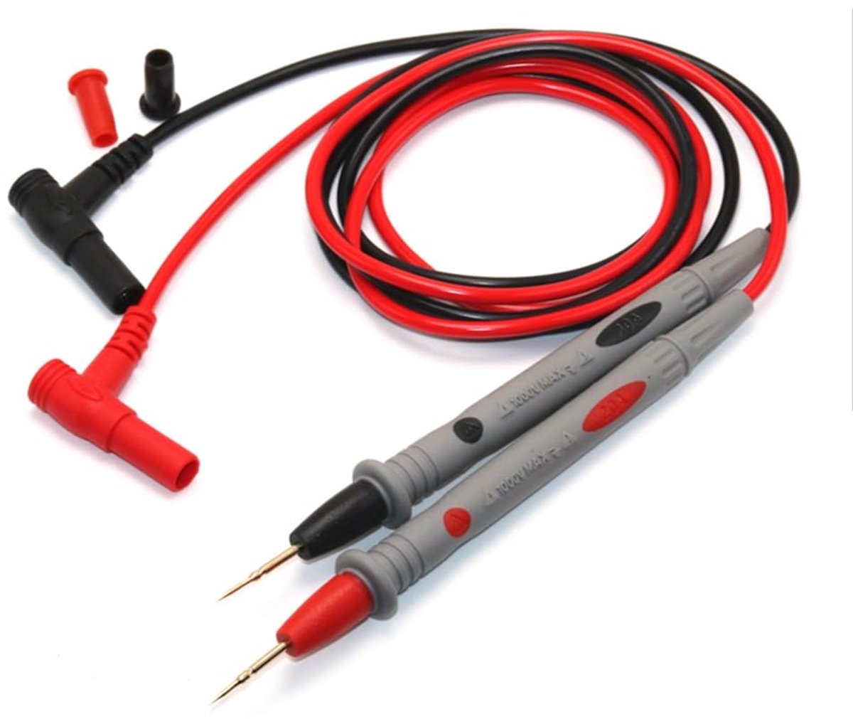 Meter Potlood Draad - Multimeter Pen - Elektrische Metingen - Vergulde Koperen Naald - 1000V 20A - Zoals Getoond