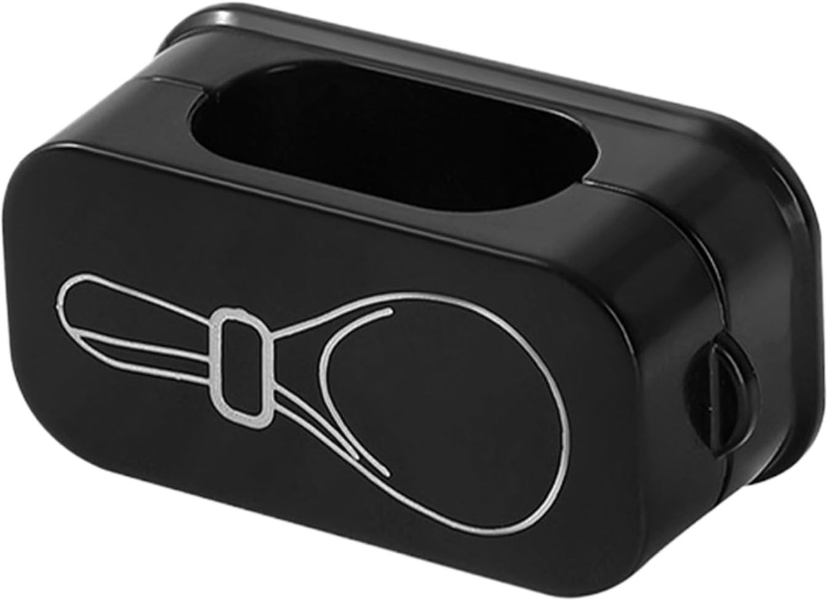 Lepelrek - Spatelhouder - Keuken organiseren - Magnetisch ontwerp - Compact formaat - Zwart