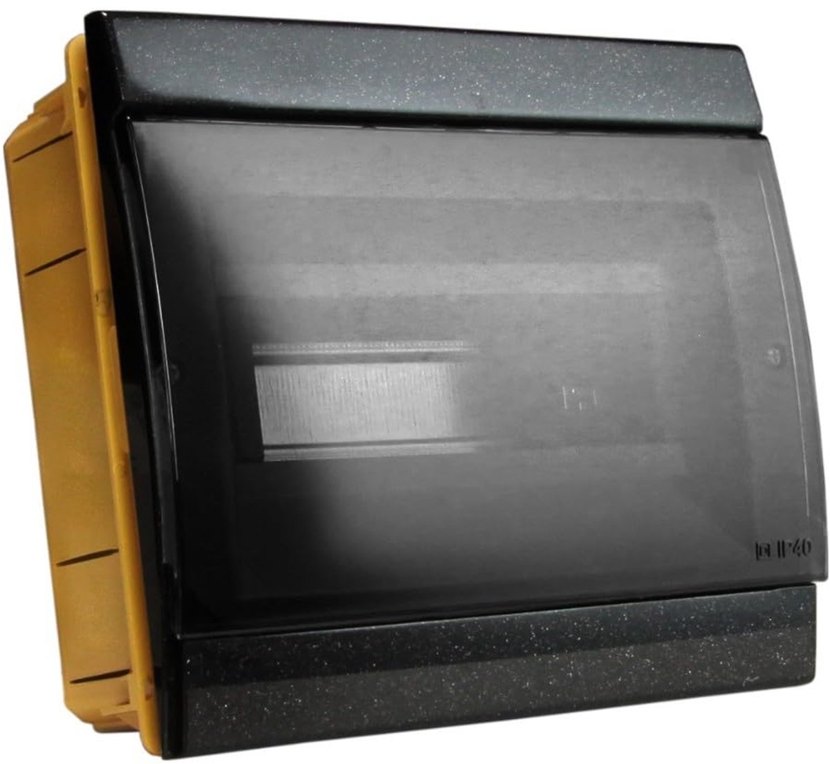 Inbouw Verdeelkast - Zekeringkast Onderverdeling - Elektrische Installatie - IP40 Bescherming - 8/10 Modules - Zwart