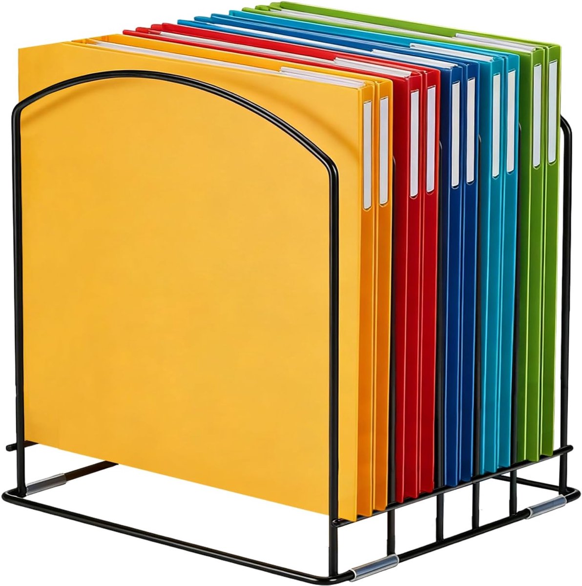 Snijplank Houder - Keuken Organizer - Aanrecht Opbergen - 5 Sleuven Ontwerp - 19x19x19cm