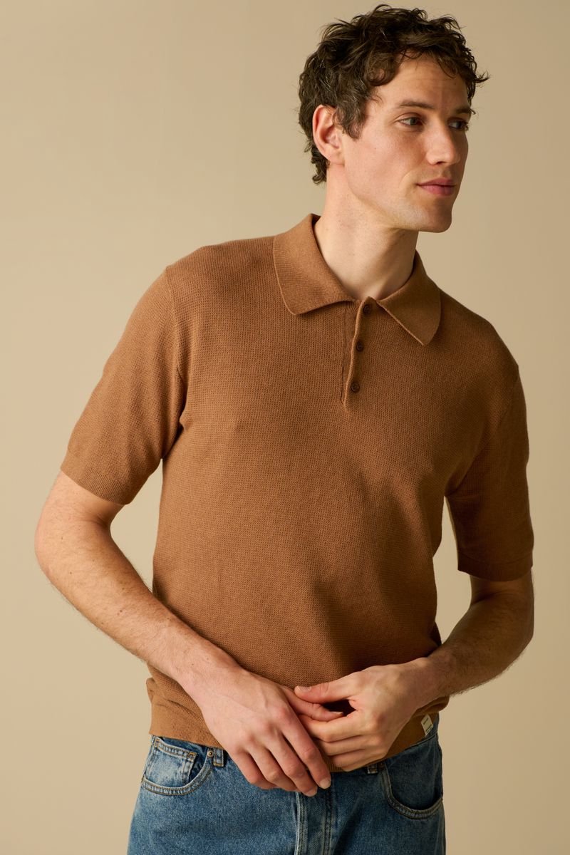 Sissy-Boy - Bruine kasjmier polo