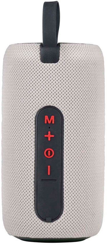 Bluetooth Speaker 16W Draadloos met LED-verlichting, TWS Stereo, Bluetooth 5.4, USB-C Oplaadbaar, 2,5u speeltijd