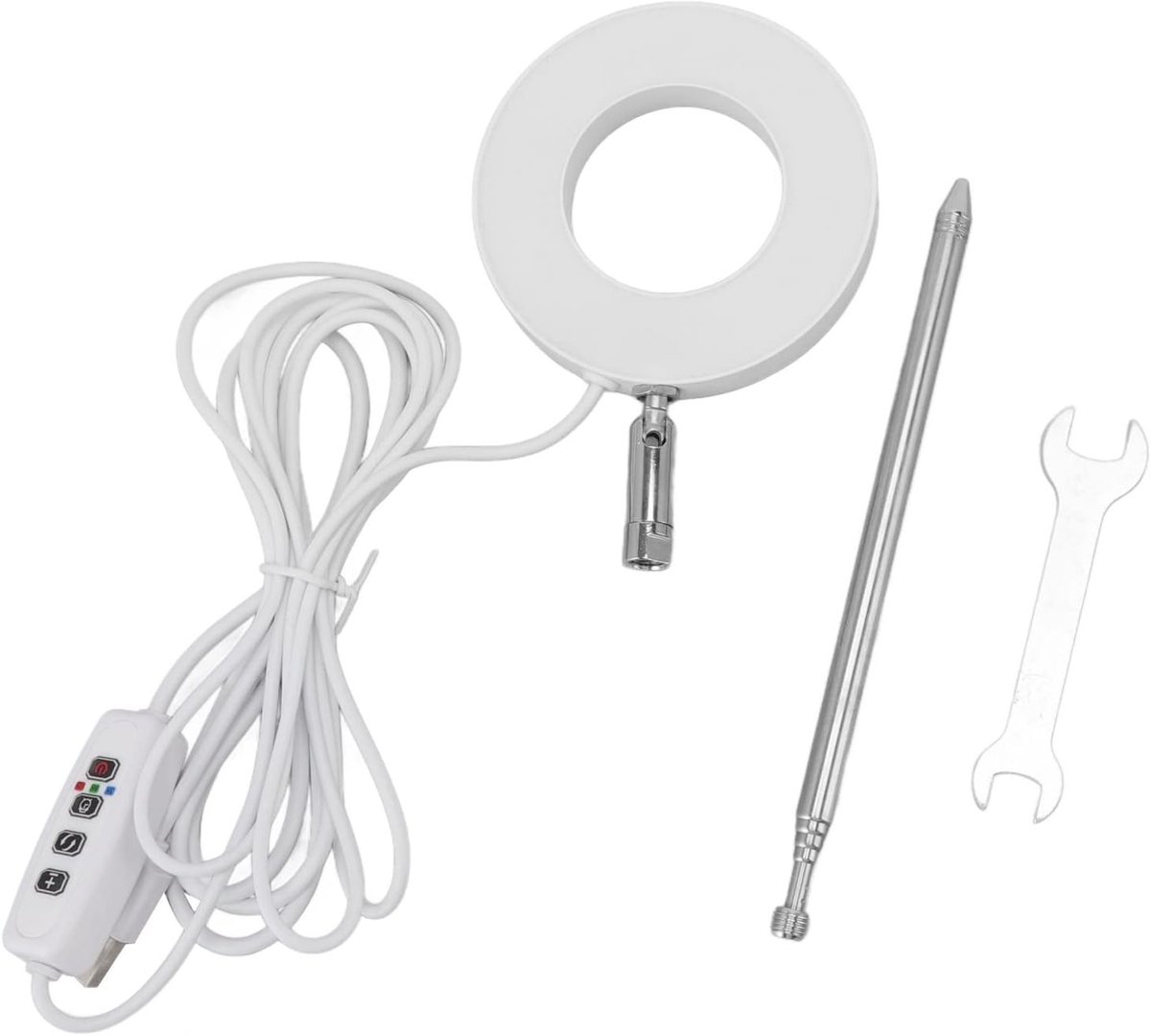 Kweeklamp LED - Plantenlamp Groeilamp - Kamerplanten Binnen - Volledig Spectrum - 9cm Diameter