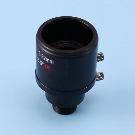 Beveiligingscamera Lens - Varifocale Lens - Scherpe Beelden - 5 Megapixel Resolutie - 6-22 mm — afbeelding 4