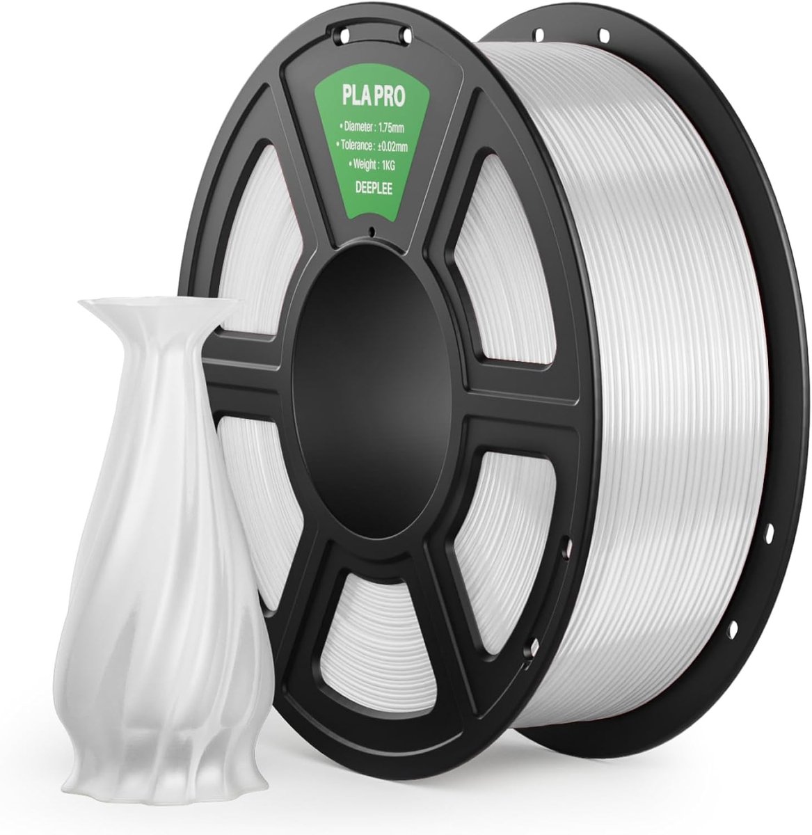 3D Printer Filament - PLA Pro Draad - Modelbouw Printen - Hoge Taaiheid ±002mm - 175mm 1KG - Translucent