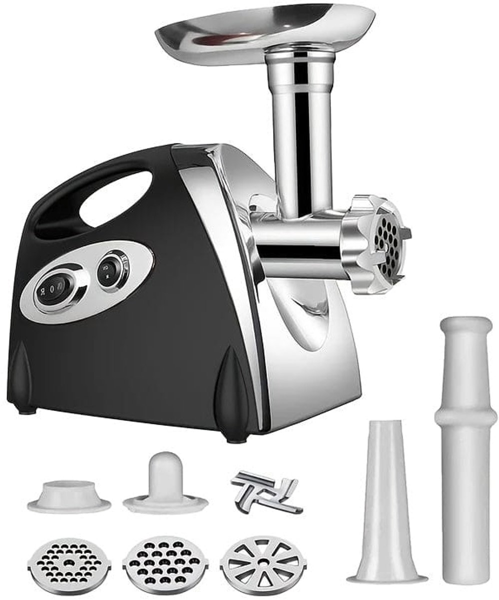 Corenia Vleesmolen – Gehaktmolen – Worstmachine – Keukenmolen – Hakmolen – 700W Vermogen – Roestvrij Staal Grade 304