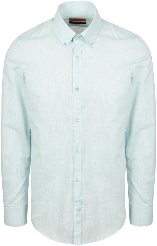 Chemise Cotton flammé vert clair - Taille L - Chemise décontractée