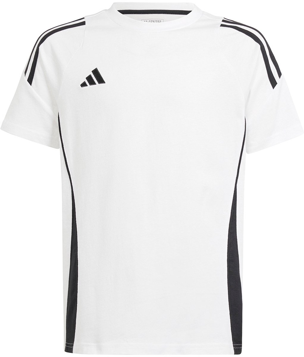 adidas T-shirt Kinderen Tiro 24 Sweat Wit - Maat 164cm