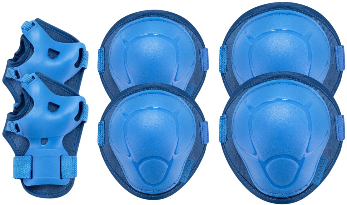 Spokey Scheenbeschermers do Inline Skates Buffer Blauw -- - Maat XS