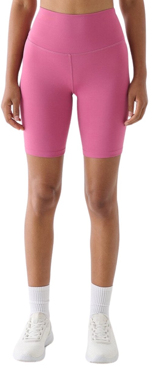 4F Legging Dames Kort Donkerroze - Maat L