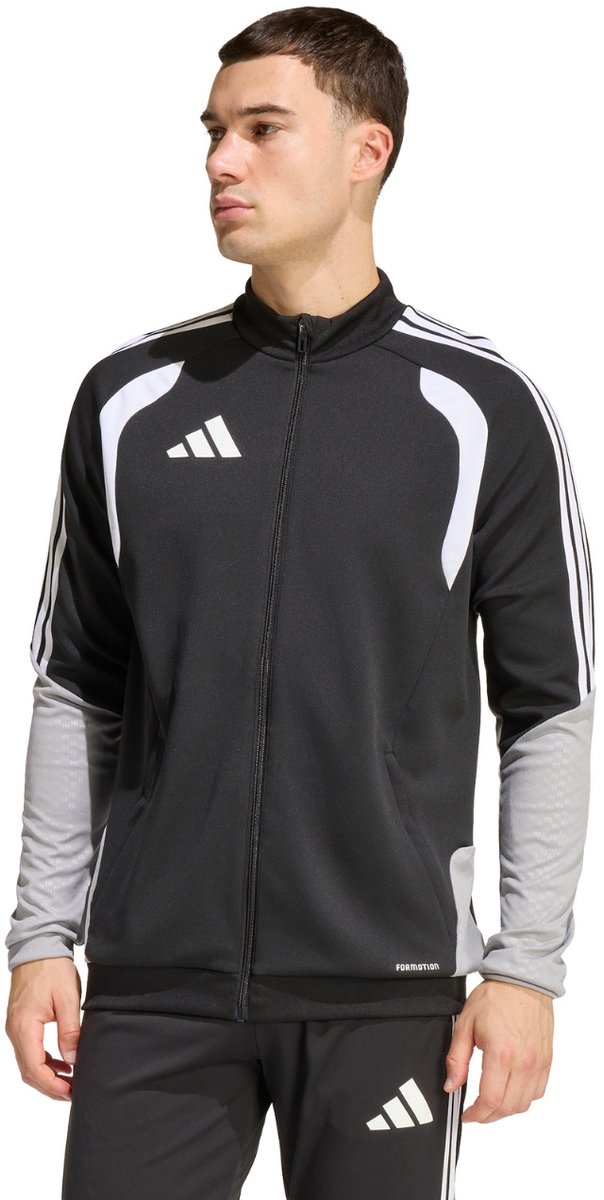 adidas Sweater Heren Tiro 26 Competition Training Zwart-Grijs-Wit - Maat S