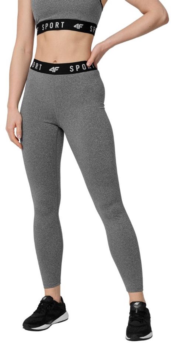 4F Broek Functioneel Dames Midden Grijs Mêlée - Maat M