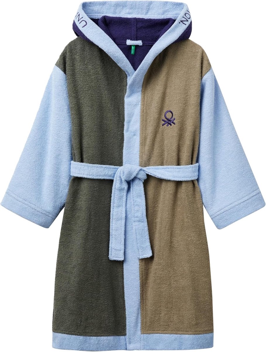 Baby Badjas - Kinderbadjas Unisex - Na het badderen - Zachte Terry stof - Maat XS - Multikleurig
