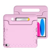 imoshion Tablet Hoes Kinderen - Geschikt voor Apple iPad 11 2025 A16 / iPad 10e generatie (2022) 10.9 inch - Kidsproof Kinder Hoes - Lichtroze