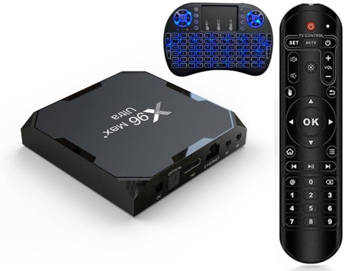 Android TV Box 11 met 4GB RAM 64GB Opslag - 8K Ondersteuning & Dual WiFi
