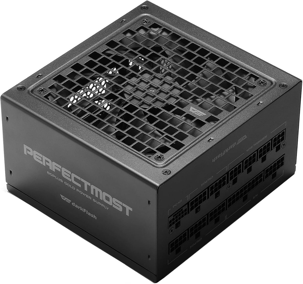 Voeding PC - Modulaire PSU - Krachtige Systemen - 80 Plus Goud - ATX Formaat - Zwart